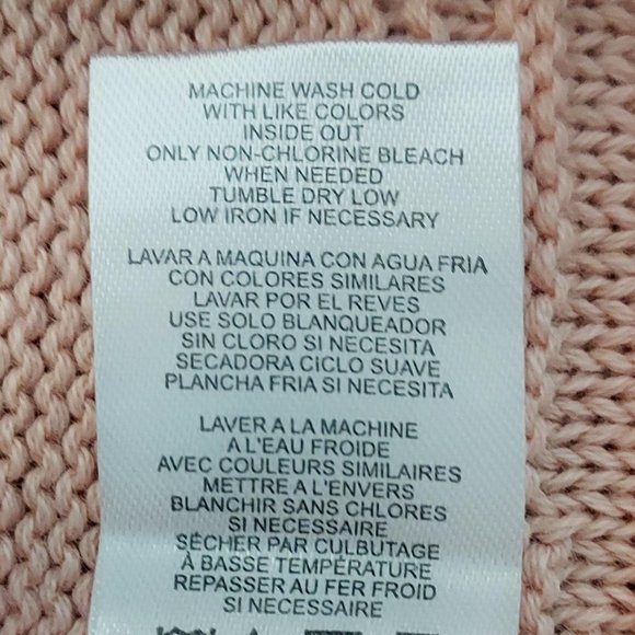 Calvin Klein Women's Cowl Neck Sweater Pink Size: Small NWOT - Picture 8 of 8